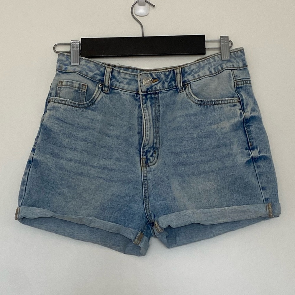 Refuge Denim Women’s Mom High-Rise Shorts, Size 7, Summer, Casual, Travel, Trend